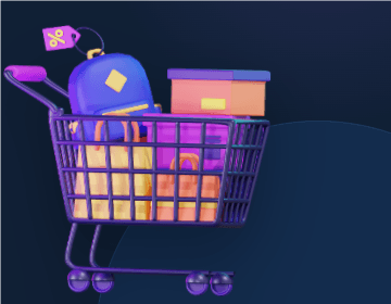 Shopping cart with Coinfiliate reward items